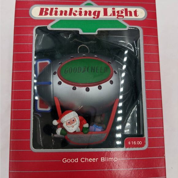 Hallmark Ornaments Vintage Lot Santa Blimp Keep On Mowing Jolly Christmas W/Box - Picture 4 of 8